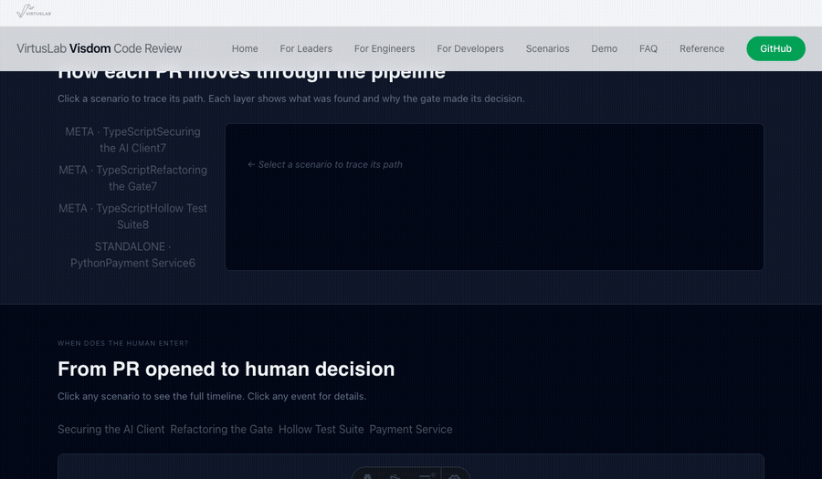 VCR triage demo walkthrough